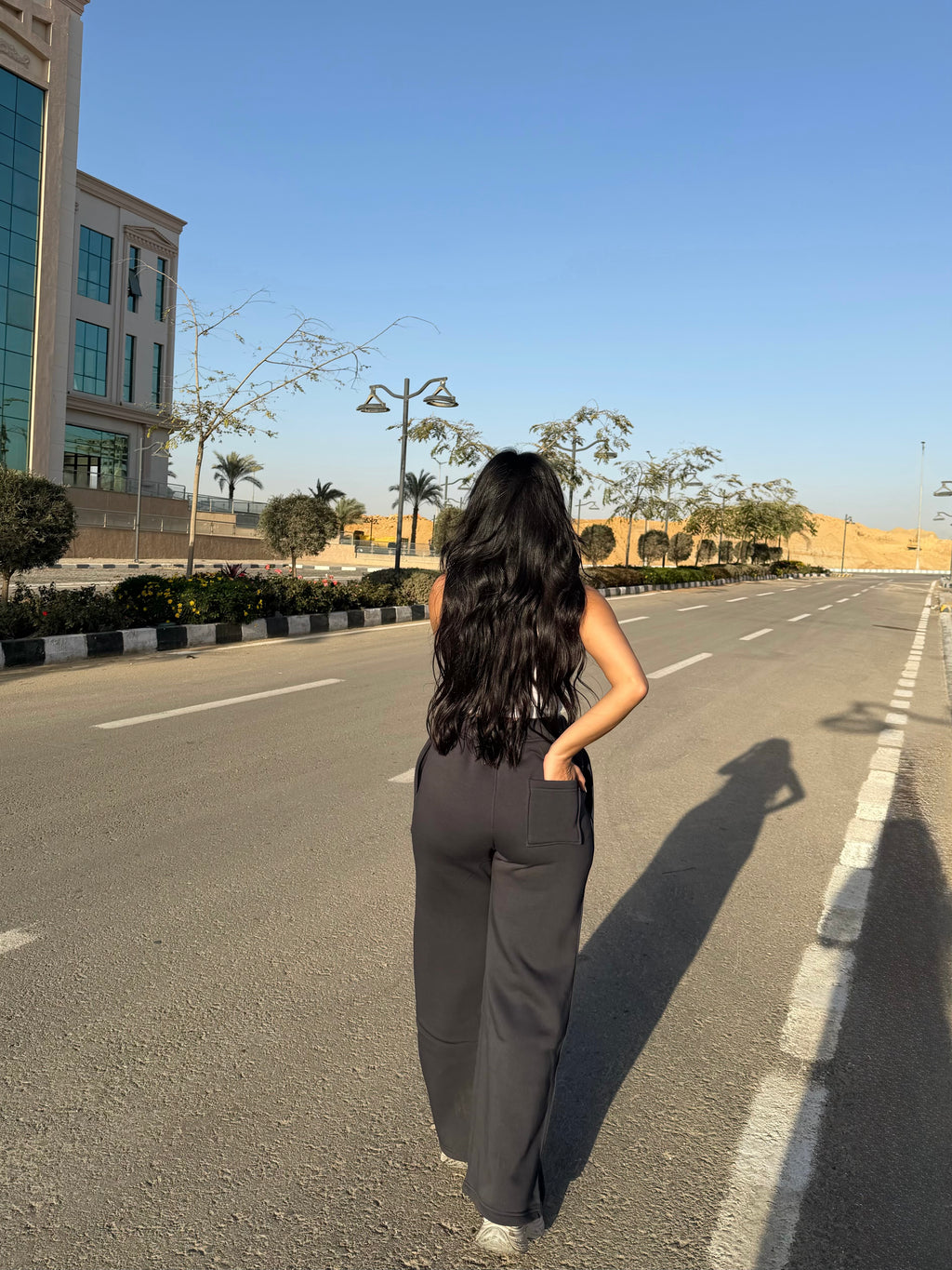 Darkgray Melton Sweatpants