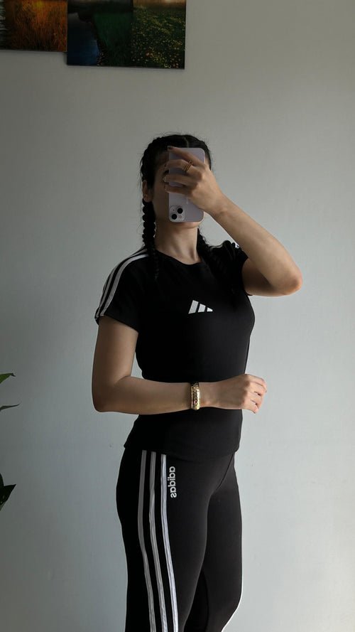 Adidas suit short sleeve top