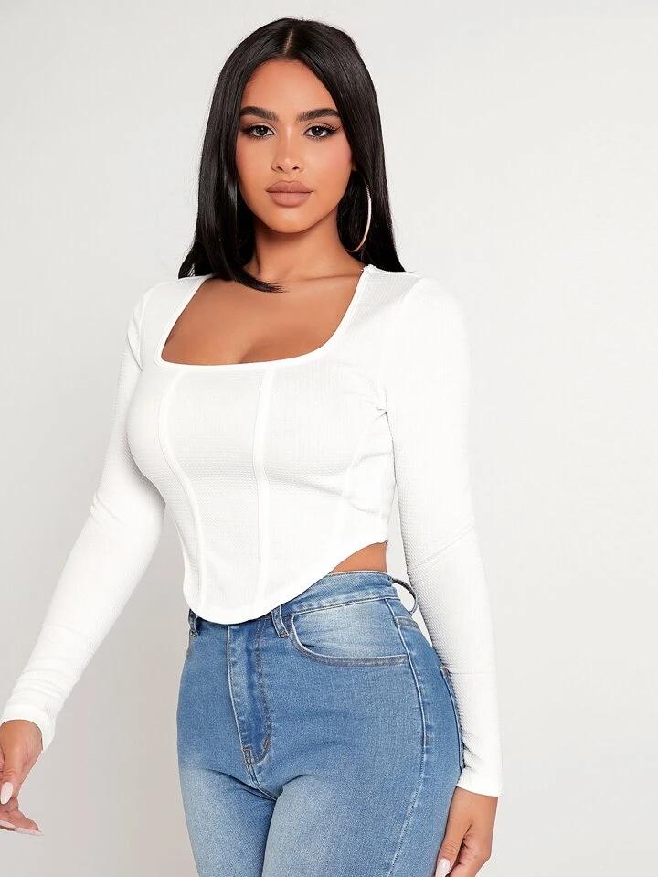Ribbed tank top