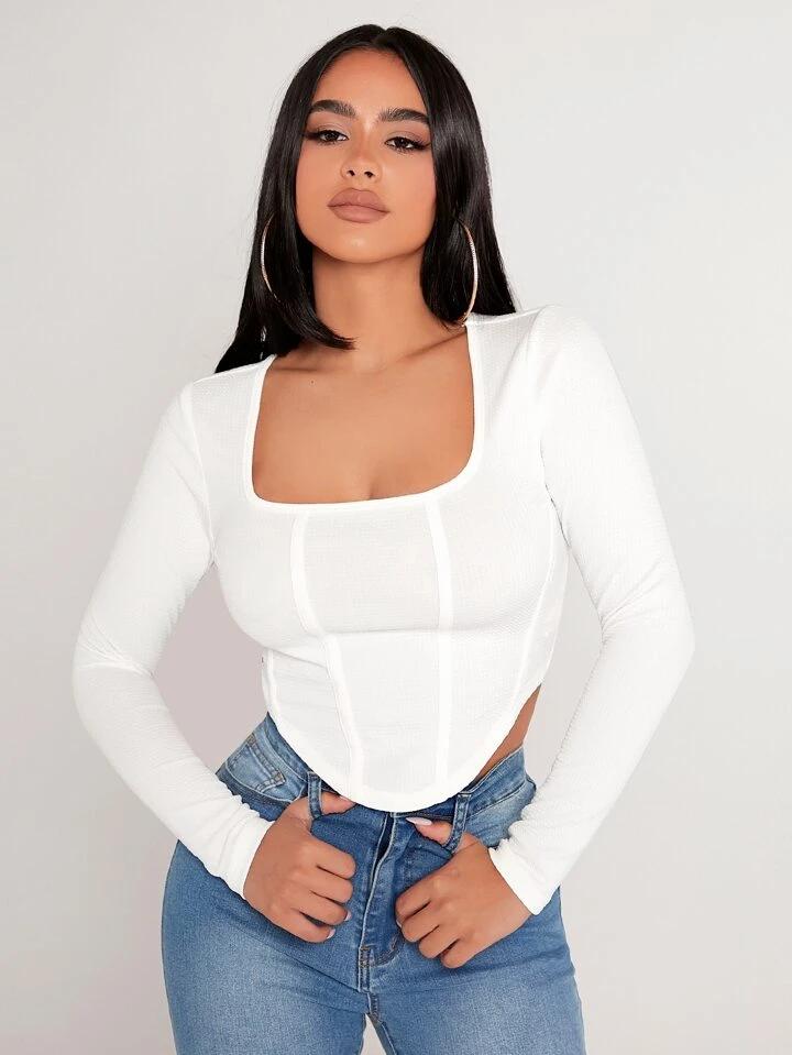 Ribbed tank top
