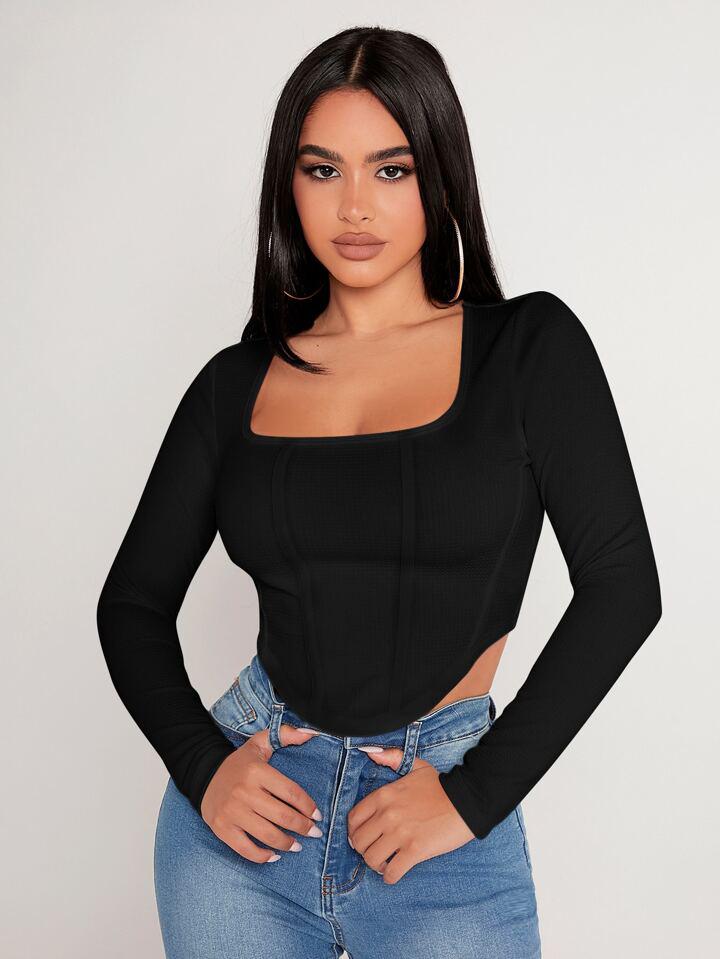 Ribbed tank top