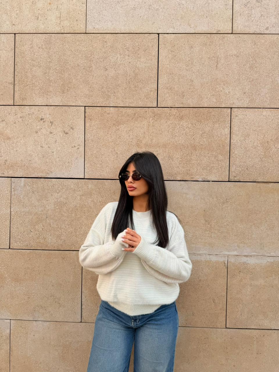 Knit Mohier Top - Mint Green