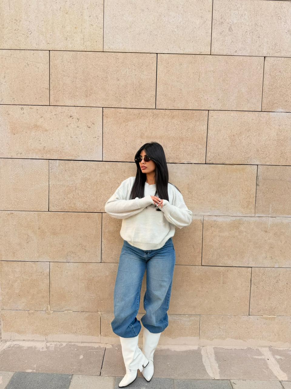 Knit Mohier Top - Mint Green