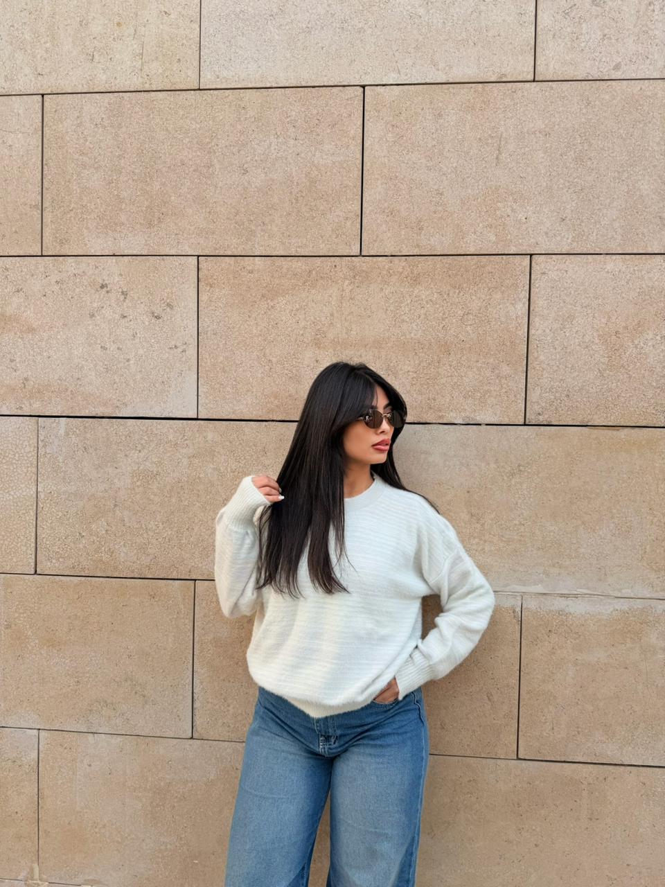 Knit Mohier Top - Mint Green