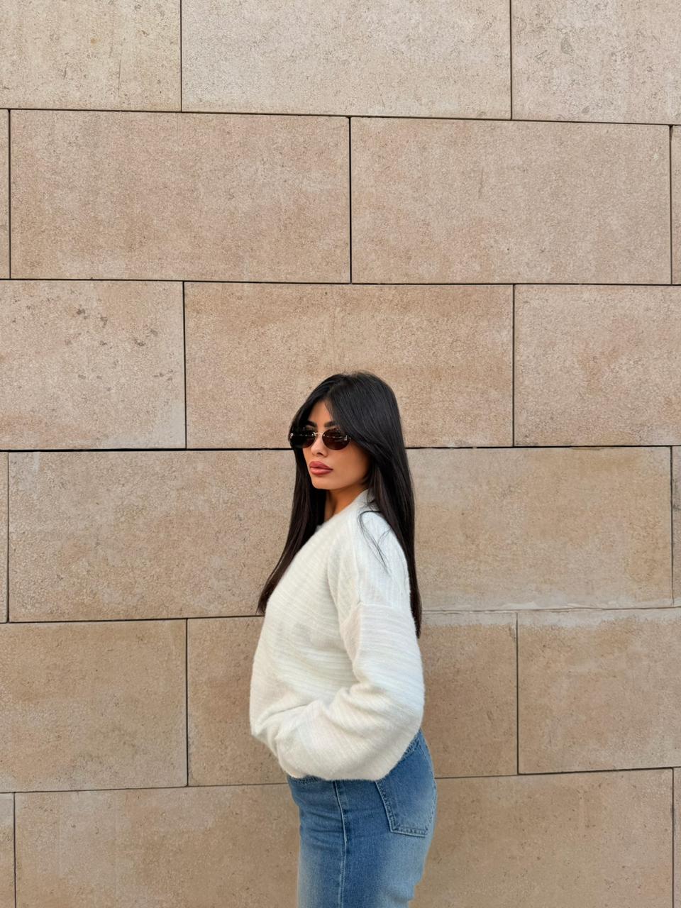 Knit Mohier Top - Mint Green